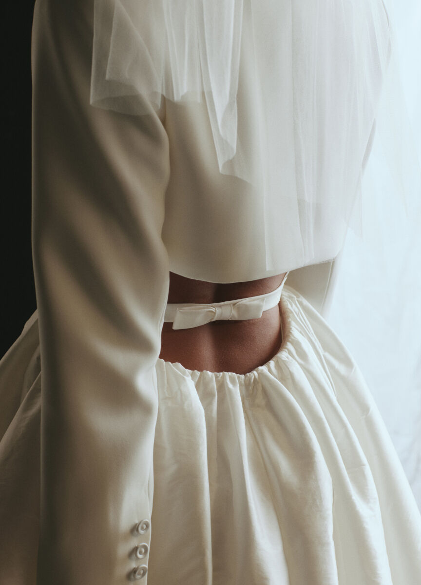 لباس عروس پاپیونی